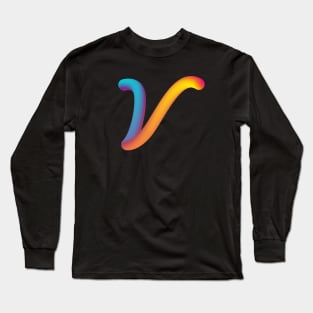 Curly V Long Sleeve T-Shirt